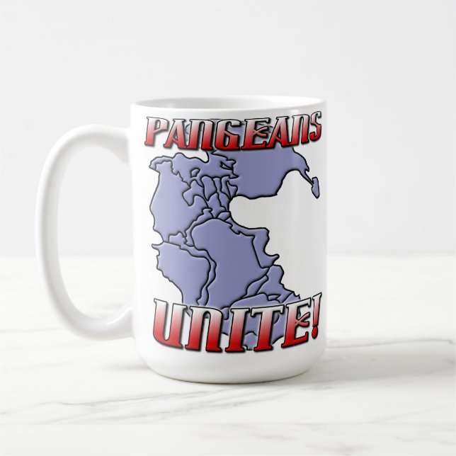 Pangea Enhetsgeografimugg Kaffemugg (Vänster)