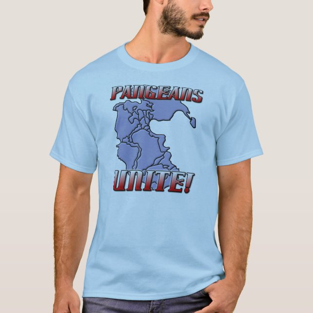 Pangea Unite Geografi T-shirt (Framsida)