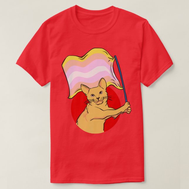 Pangender Flagga Cat siual Identity Nonbinary Kärl T Shirt (Design framsida)
