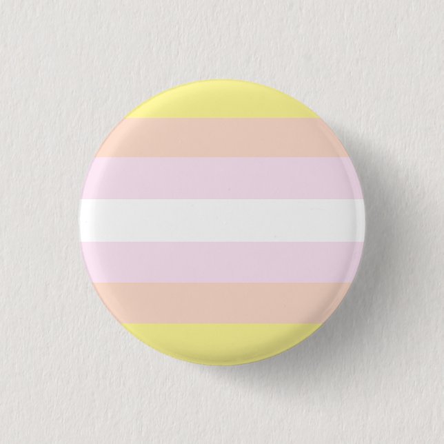 Pangender Pride Flagga Badge Knapp (Framsida)