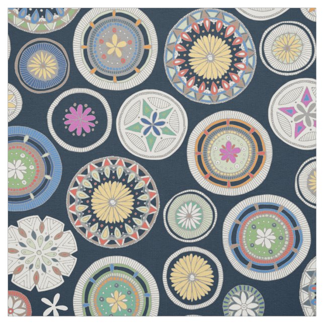 pango mandala indigo tyg (Provkarta)