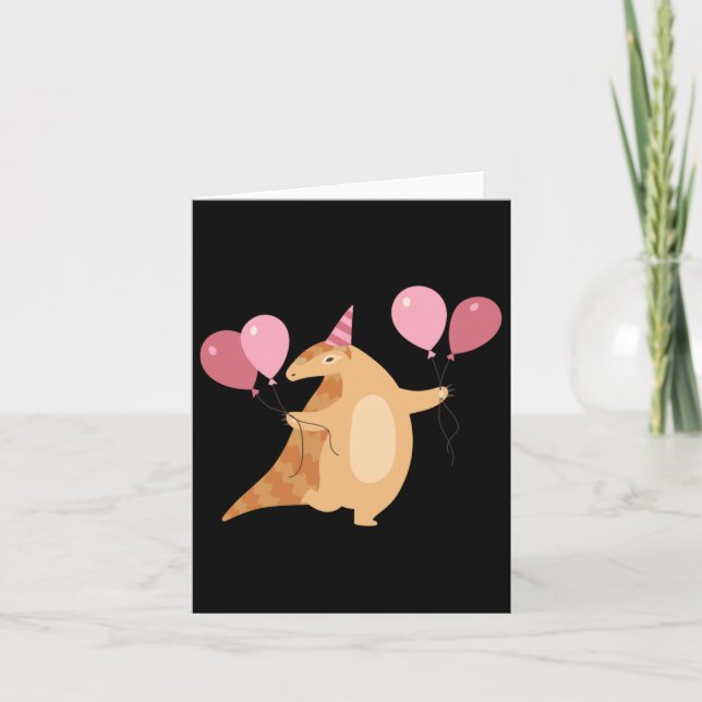 Pangolin Firar Sticker Kort (Framsida)