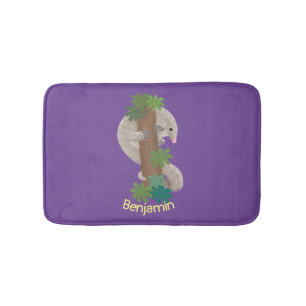 Pangolin i Cute lycklig, anteater-illustration Badrumsmatta