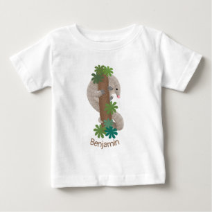 Pangolin i Cute lycklig, anteater-illustration T Shirt