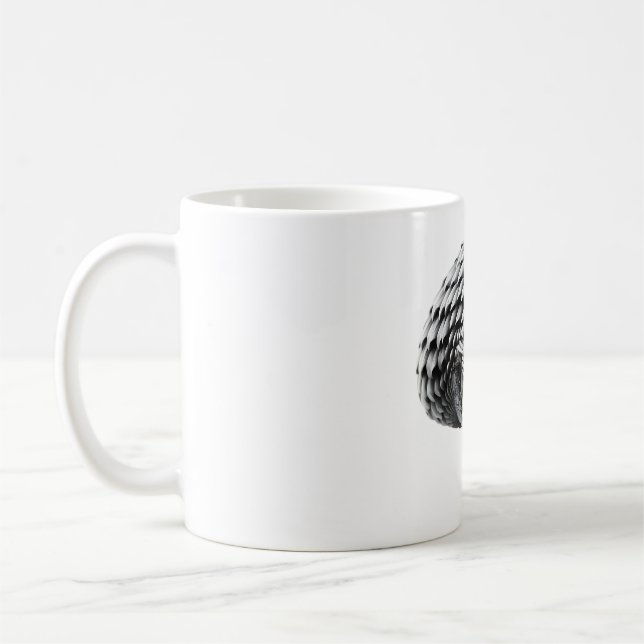 Pangolin Kärlek T-Shirt - Skydda hotade arter Kaffemugg (Vänster)