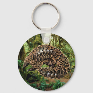 Pangolin Keychain Nyckelring
