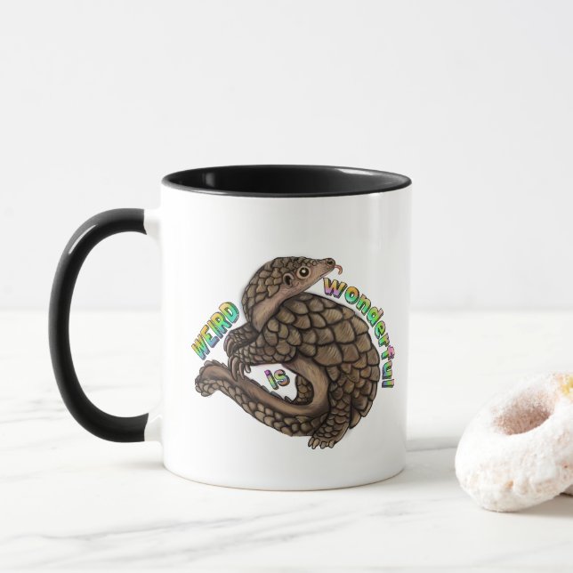 Pangolin Konstig är underbar Mugg (Med munk)