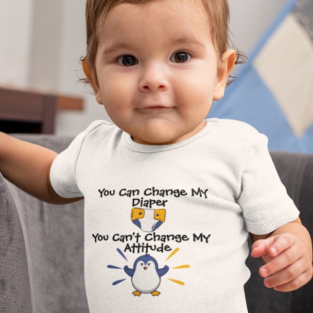 Pangolin med attityd  Baby-bodysuit T Shirt (Skapare uppladdad)