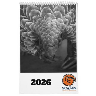 Pangolin Rädding Fund Calendar 2026 Kalender