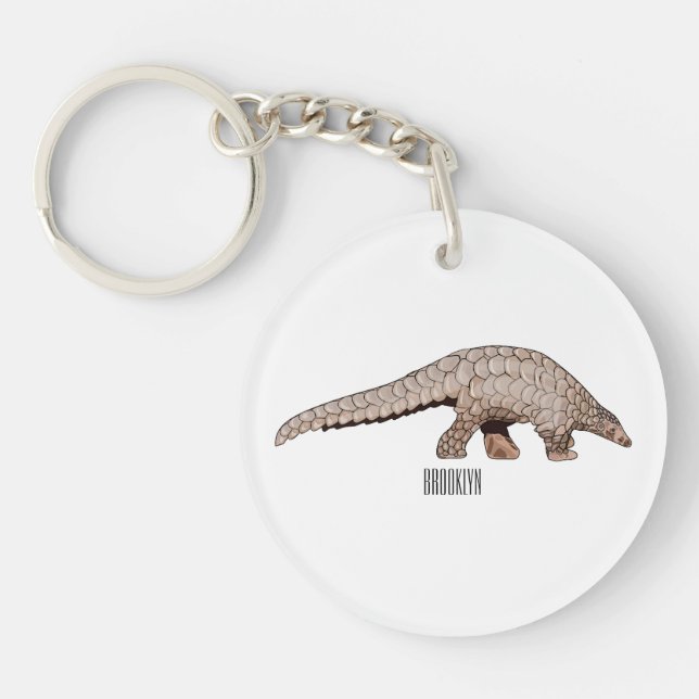 Pangolin-tecknad illustration (Framsidan)