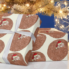 Pangolin Utrotningshotad djur jul Presentpapper