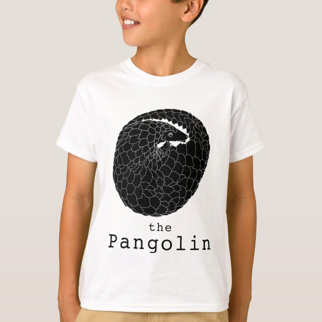 Pangolin-utrotningshotade arter Djurs vilda djur A T Shirt (Framsida)
