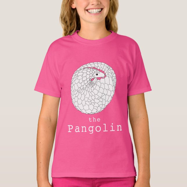 Pangolin utrotningshotade arter Djurs vilda djur A T Shirt (Framsida)