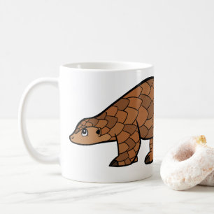 Pangolin utrotningshotade arter kaffemugg