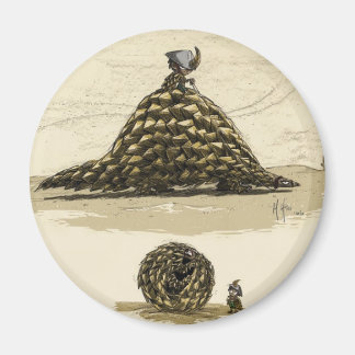 Pangolin Warrior Magnet