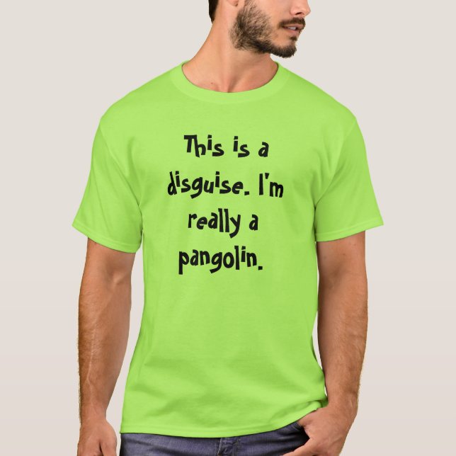 Pangolindräkt Tee (Framsida)