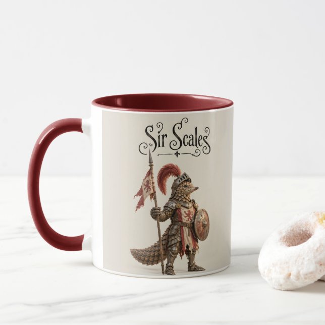 Pangolinriddare Mugg (Med munk)