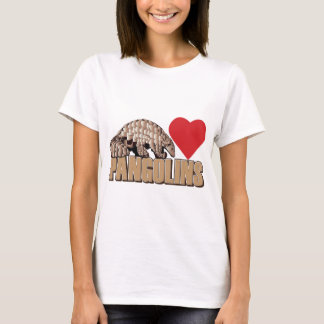 Pangolins-Heart T Shirt