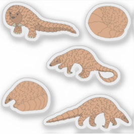 Pangolins Klistermärken