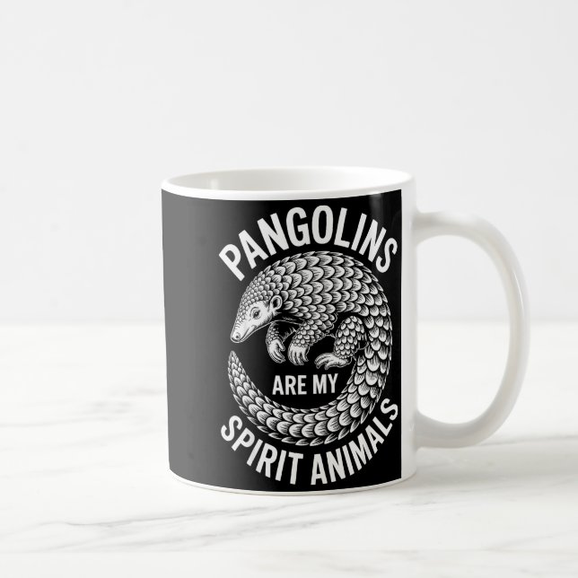 Pangolins Srit Animals Funny Pangolin  Kaffemugg (Höger)