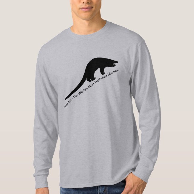 Pangolins - världens mest trafikerade däggdjur t shirt (Framsida)
