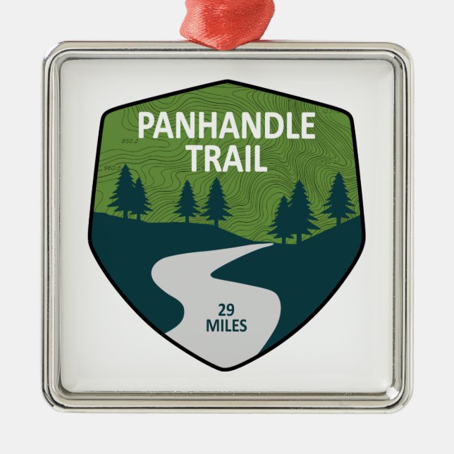 Panhandle Trail Julgransprydnad Metall (Framsidan)