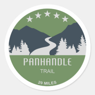 Panhandle Trail Runt Klistermärke