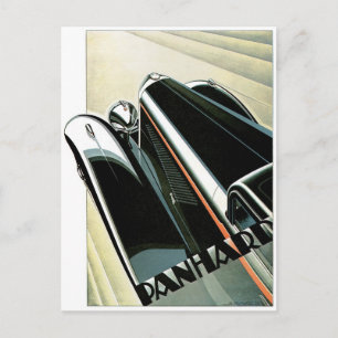 Panhard Automobile Vintage Vykort