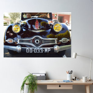 Panhard Dyna från 1953. Poster