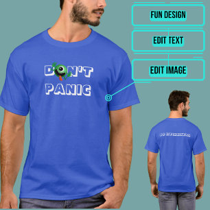 Panic Alien Anpassade Tee