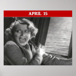 Panic Attack-attack på en bekväm skattedag Poster