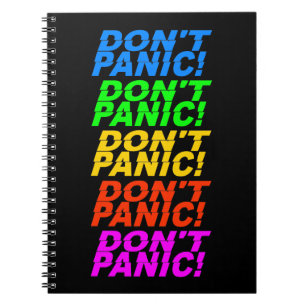 Panic! Bärbar dator Anteckningsbok