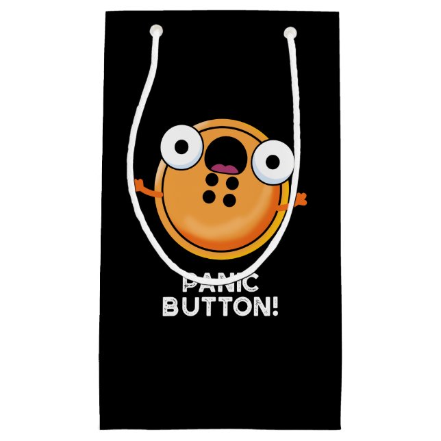 Panic Button Funny Sewing Pun Mörk BG (Framsidan)
