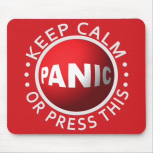 Panic Button mousepad Musmatta