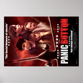 Panic Button Red Himlar Poster