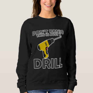 Panic det här är bara en övning - t shirt