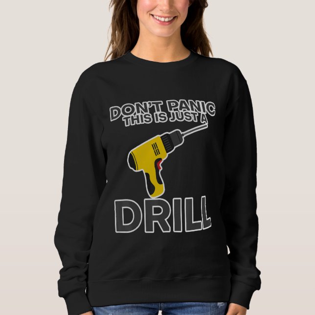 Panic det här är bara en övning - t shirt (Framsida)