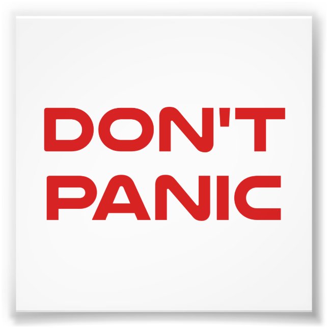 Panic Fototryck (Framsidan)