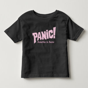 Panic-namngivna flickor t-shirt