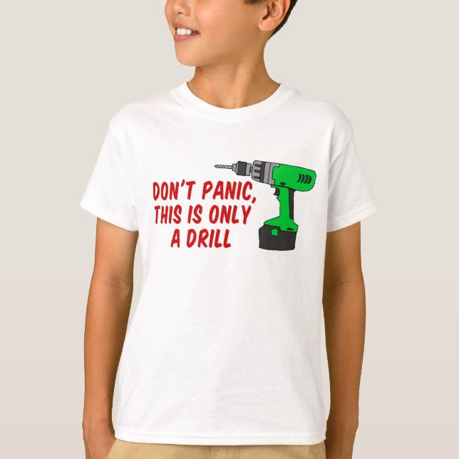 Panic Only-övning T Shirt (Framsida)