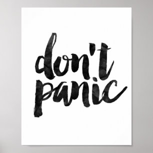 Panic Poster