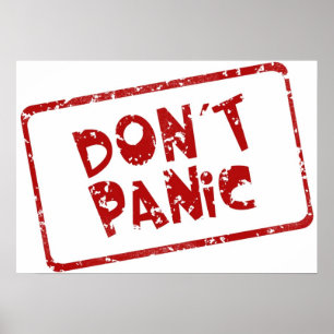 Panic Poster