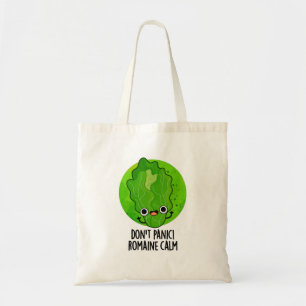 Panic Romaine Lugn Funny Veggie Pun Tygkasse