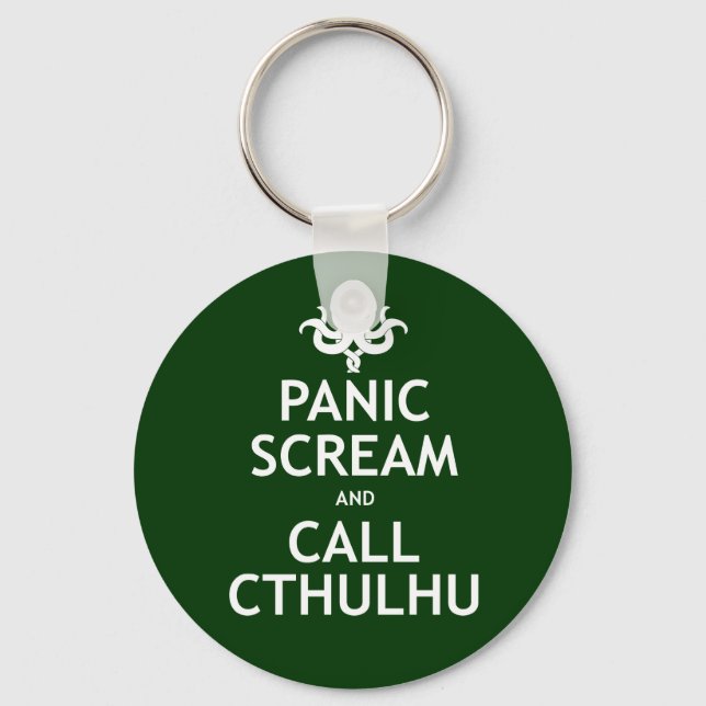 Panic Skräm och Call Cthulhu Nyckelring (Framsida)