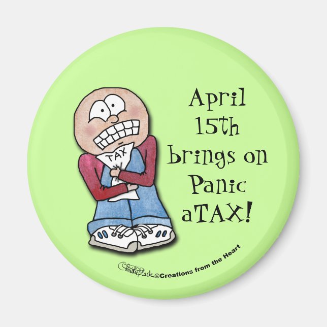 Panic TAX! Magnet (Framsidan)