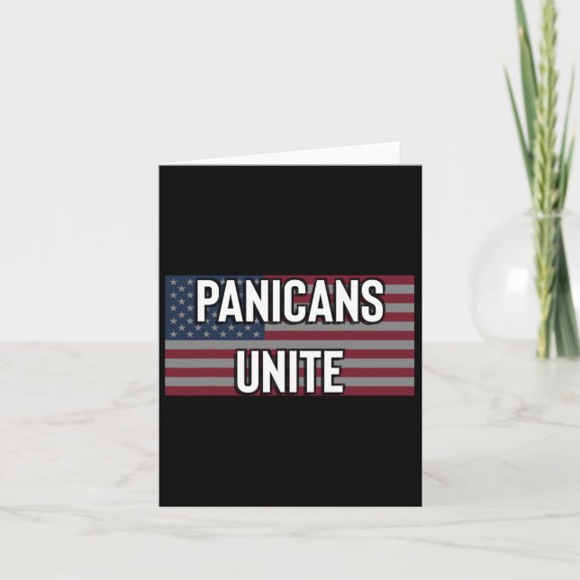 Panic Unite Prote, antitrumpyp, panic Tariff, demo Kort (Framsida)