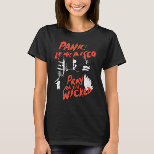 Panic vid discodisken för den sjuka t shirt
