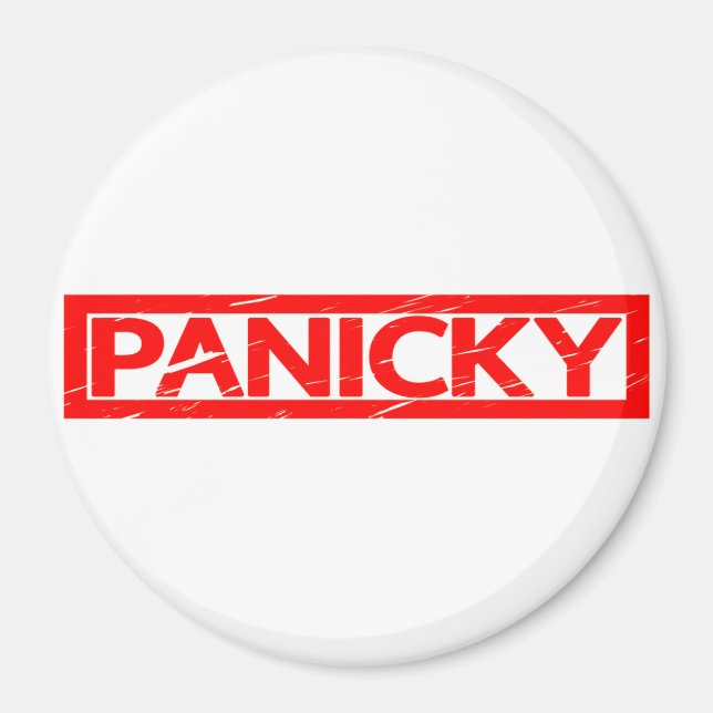 Panicky Frimärke Magnet (Framsidan)