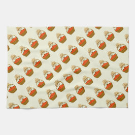 🧺Panier de Citrouilles et Blé d'Automne Kökshandduk