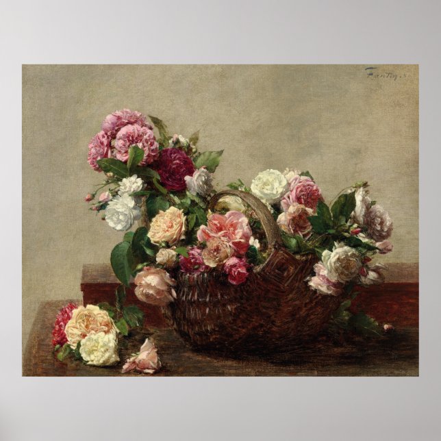 Panier de Ro - Henri Fantin-Latour Poster (Framsidan)